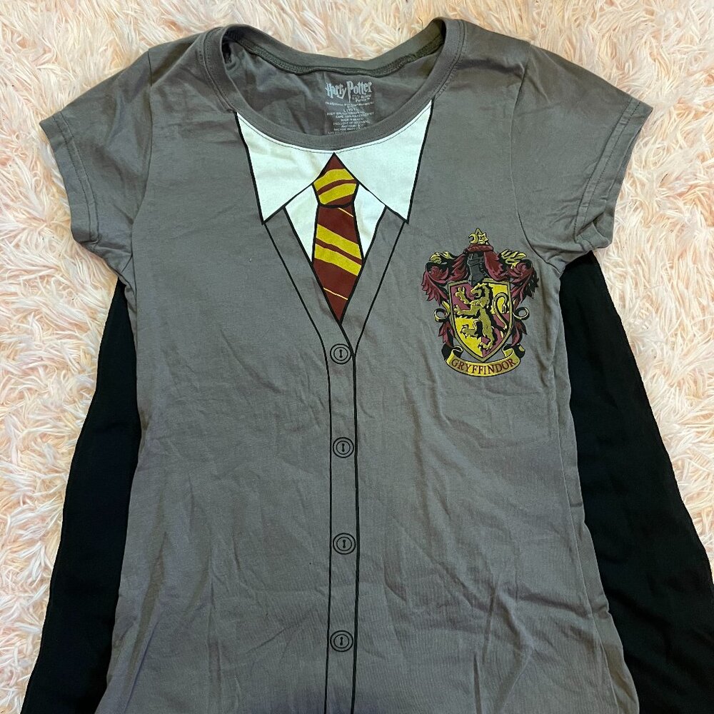 Harry Potter Gryffindor Tee with Detachable Cape